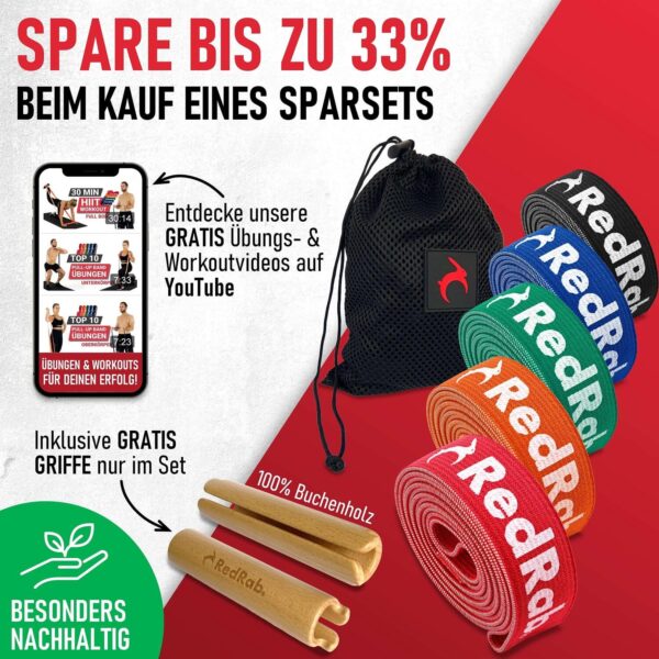 red-rab-resistance-bands-set-widerstandsbaender-krafttraining-gymnastikband-fitnessband-set-klimmzugband-widerstandsband-pull-up-band-klimmzug-baender-5er-set-griffe